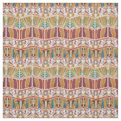 Tribal Geometric Pattern Etnisch Geometrisch Stof (Swatch)