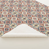 tribal geometric pattern sherpa deken (3/4)