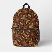 Tribal Geometric Print Back Pack Bedrukte Rugzak (Voorkant)