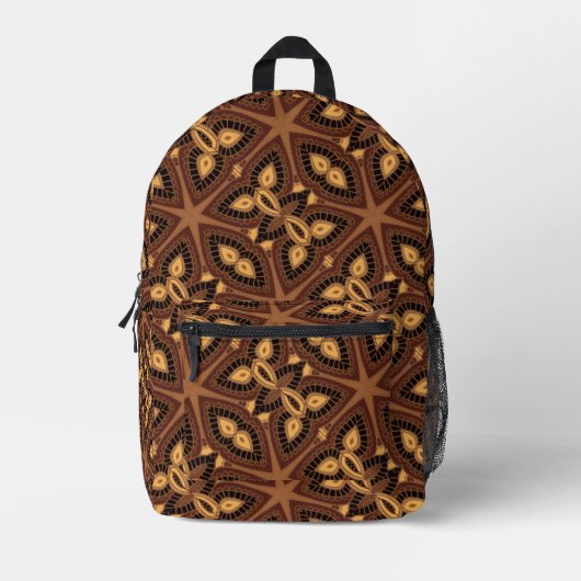 Tribal Geometric Print Back Pack Bedrukte Rugzak (Voorkant)