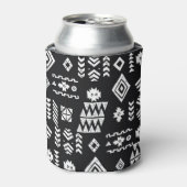 Tribal geometric: stijlvolle naadloze achtergrond. blikjeskoeler (Blikje Voorkant)
