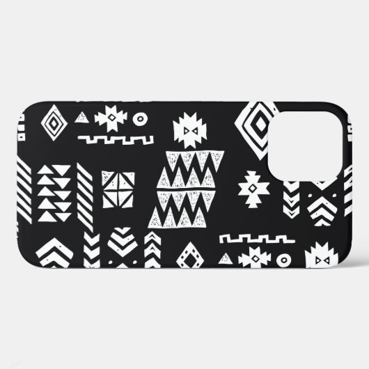 Tribal geometric: stijlvolle naadloze achtergrond. Case-Mate iPhone case (Achterkant (horizontaal))