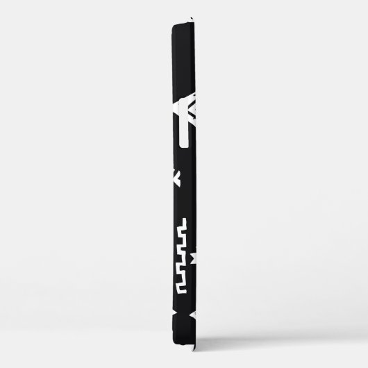 Tribal geometric: stijlvolle naadloze achtergrond. Case-Mate iPhone case (Achterkant / Rechts)