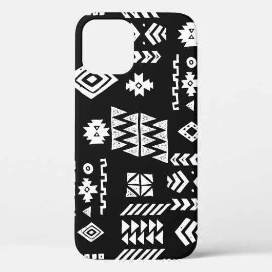 Tribal geometric: stijlvolle naadloze achtergrond. Case-Mate iPhone case (Achterkant)