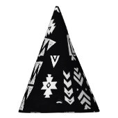 Tribal geometric: stijlvolle naadloze achtergrond. feesthoedjes (Rechts)