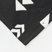 Tribal geometric: stijlvolle naadloze achtergrond. fleece deken (Hoek)
