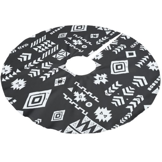 Tribal geometric: stijlvolle naadloze achtergrond. kerstboom rok (Gekanteld)