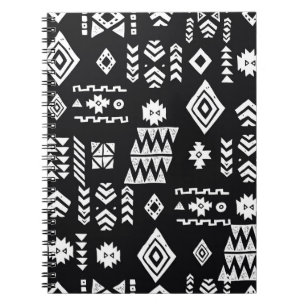 Tribal geometric: stijlvolle naadloze achtergrond. notitieboek