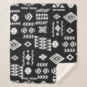 Tribal geometric: stijlvolle naadloze achtergrond. sherpa deken (Voorkant)
