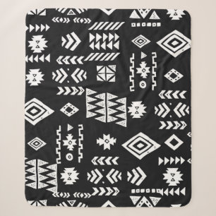Tribal geometric: stijlvolle naadloze achtergrond. sherpa deken