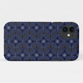 Tribal Geometrisch grijs & blauw Case-Mate iPhone Case (Achterkant (horizontaal))