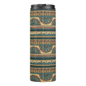 Tribal Geometrische etnische  achtergrond Thermosbeker (Achterkant)