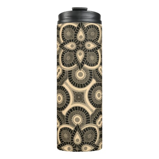 Tribal Geometrische Thermische Tumbler Thermosbeker (Voorkant)
