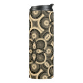 Tribal Geometrische Thermische Tumbler Thermosbeker (Gedraaid links)