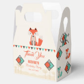 Tribal Geometrische Vos Kleurrijke Patroon Verjaar Bedankdoosjes (Geopend)