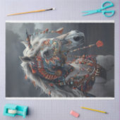 Tribal geschilderd Amerikaans Indiaas Digitaal Dec Tissuepapier (Craft)