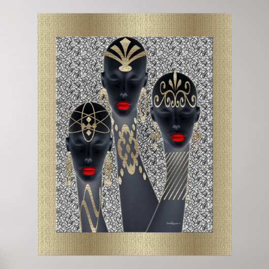 Tribal Glamor Divas Poster (Voorkant)