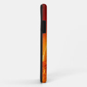 Tribal Gold Dragon & Burning Sun iPhone Case (Achterkant/rechts)