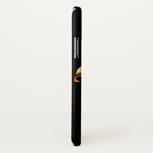 Tribal Gold Hawaiian Zee Turtle on Black Case-Mate iPhone Case (Achterkant / rechts)