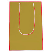 Tribal goud en rood medium cadeauzakje (Achterkant)