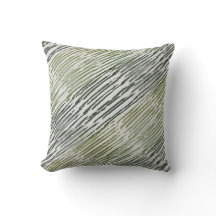 Tribal Green Stripes Abstract Pattern 
