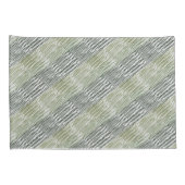 Tribal Green Stripes Abstract Pattern  Kussensloop (Achterkant-Rechts)