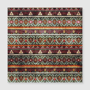 Tribal Grunge: Etno Retro Patroon