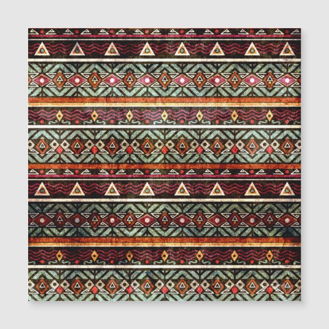 Tribal Grunge: Etno Retro Patroon (Voorkant)
