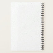 *~* Tribal Grunge Peace Sign Feathers Flowers Boho Planner (Achterkant)