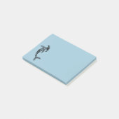 Tribal Hammerhead Shark Illustratie Post-it® Notes (Schuin)