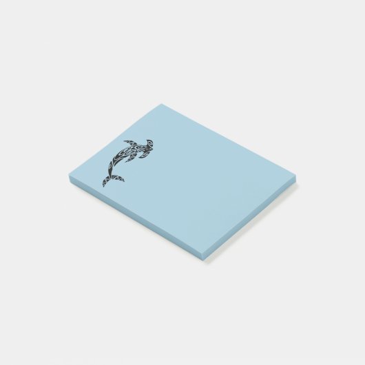 Tribal Hammerhead Shark Illustratie Post-it® Notes (Schuin)