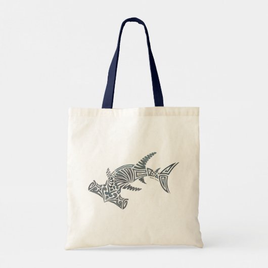 Tribal Hammerhead Tote Bag (Achterkant)