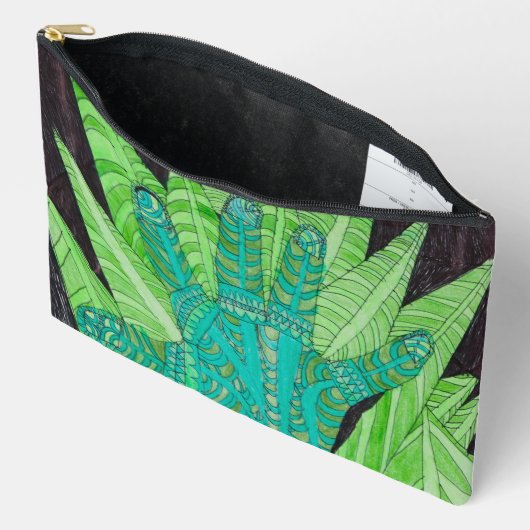 Tribal Handen Make-up Bag Etui (Open)