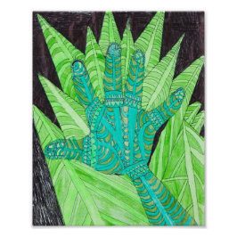Tribal Hands Print Foto Afdruk