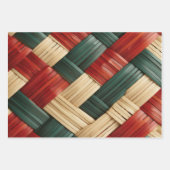 Tribal Harmony-African Basket Weave feestelijk ont Inpakpapier Vel (Voorkant 2)