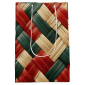 Tribal Harmony-African Basket Weave feestelijk ont Medium Cadeauzakje (Achterkant)