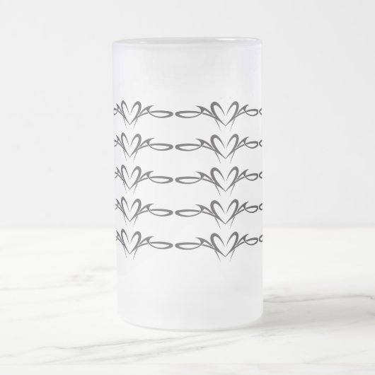 Tribal harten scroll Thunder_Cove Matglas Bierpul (Center)