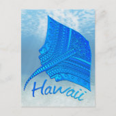 Tribal Hawaiian Stingray Briefkaart (Voorkant)