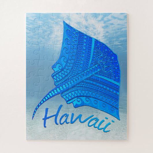 Tribal Hawaiian Stingray Legpuzzel (Verticaal)
