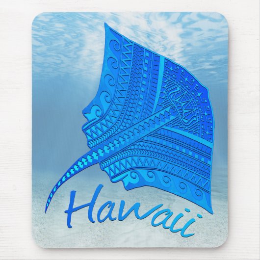Tribal Hawaiian Stingray Muismat (Voorkant)