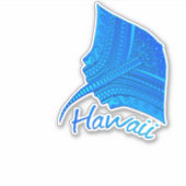 Tribal Hawaiian Stingray Sticker (Voorkant)