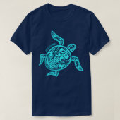 Tribal Hawaiian Turtle Cozumel T-shirt (Design voorkant)