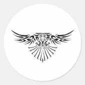 Tribal Hawk Tattoo Design Sticker (Voorkant)