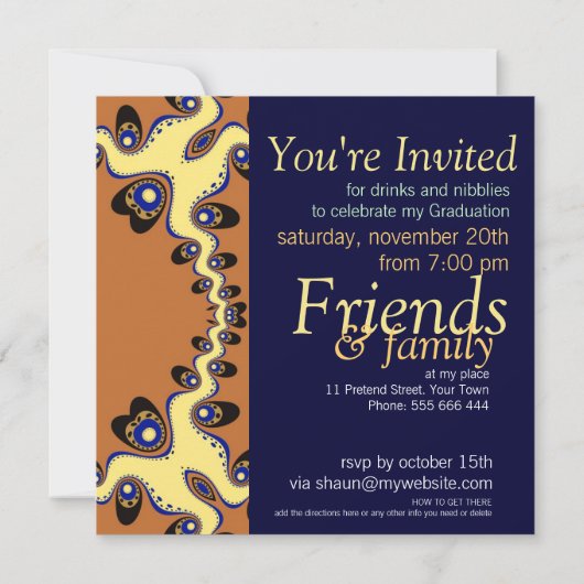 Tribal Heart Gathering Afstuderen Kaart (Achterkant)