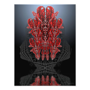 Tribal Hearts Foto Afdruk