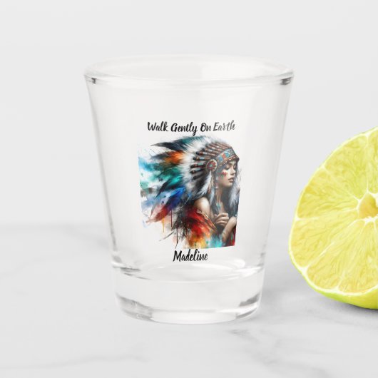 Tribal Heritage Traditioneel Shot Glas (Voorkant)
