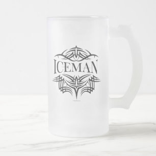 Tribal Hockey Iceman (gewone man), gepekeld glas B Matglas Bierpul