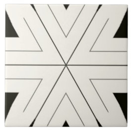 Tribal Home Black & White Tegeltje