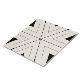 Tribal Home Black & White Tegeltje