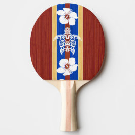 Tribal Honu Fake Wood Surfboard Tafeltennisbatje
